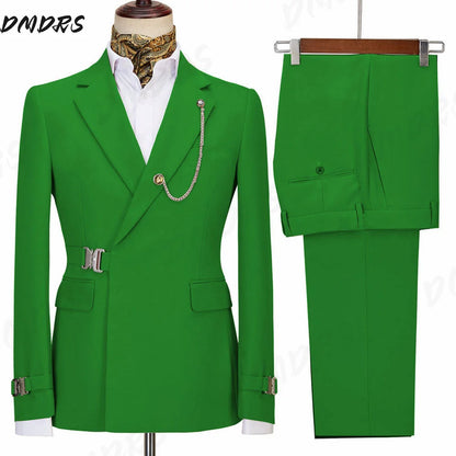 Wedding Suits For Men Elegant Blazers Set 2 Pieces Formal Classic Jackets Pants Full Coats Luxury Business 2026 Costume