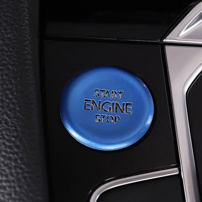 Car door unlocking button decorative sticker is suitable for Volkswagen VW new CC aluminum alloy interior button accessories