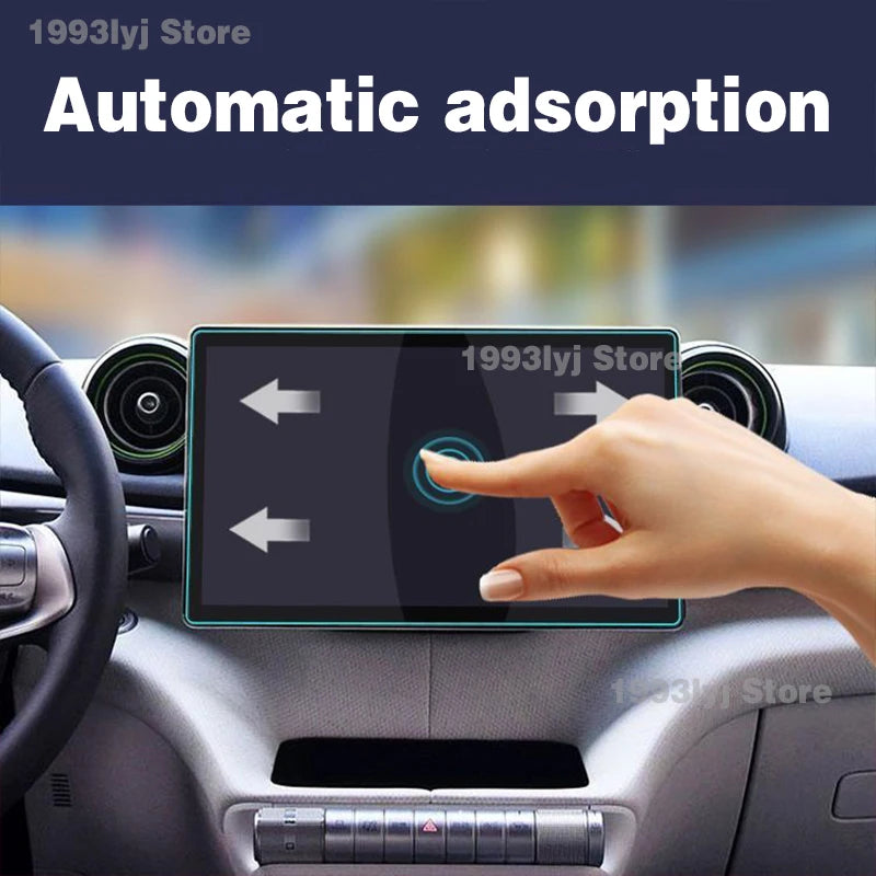 For BYD Atto 3 Yuan Plus Tempered Glass Car Interior Navigation Entertainment Media Touch Center Display Screen Protective Film
