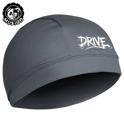 Musion Under Helmet Beanie Cap  Vented Sweat Absorbent Moisture Wicking for Men Cycling Motorcycle Riders