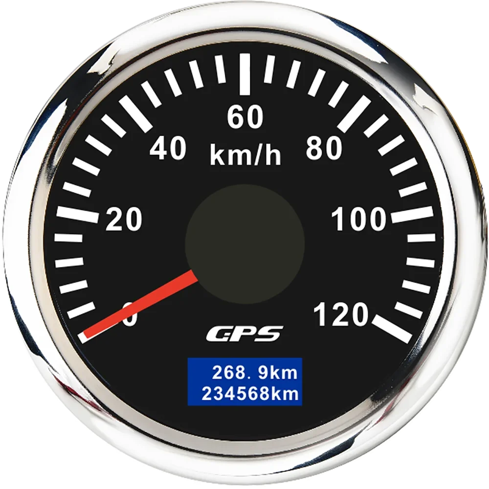 30/60/80/120/200 Km/h GPS Speedometer 52MM Car Truck Speed Gauge Meter With GPS Antenna With 7 Color Backlight 9-32V