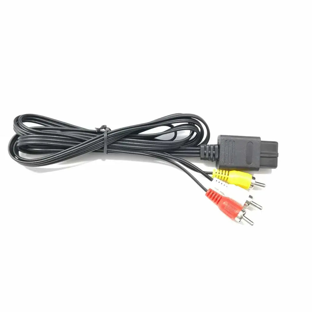Audio Video Cable 1.8M For Nintendo 64 AV Cable to RCA Super Nintend GameCube N64 SNES Game Cube Accessory