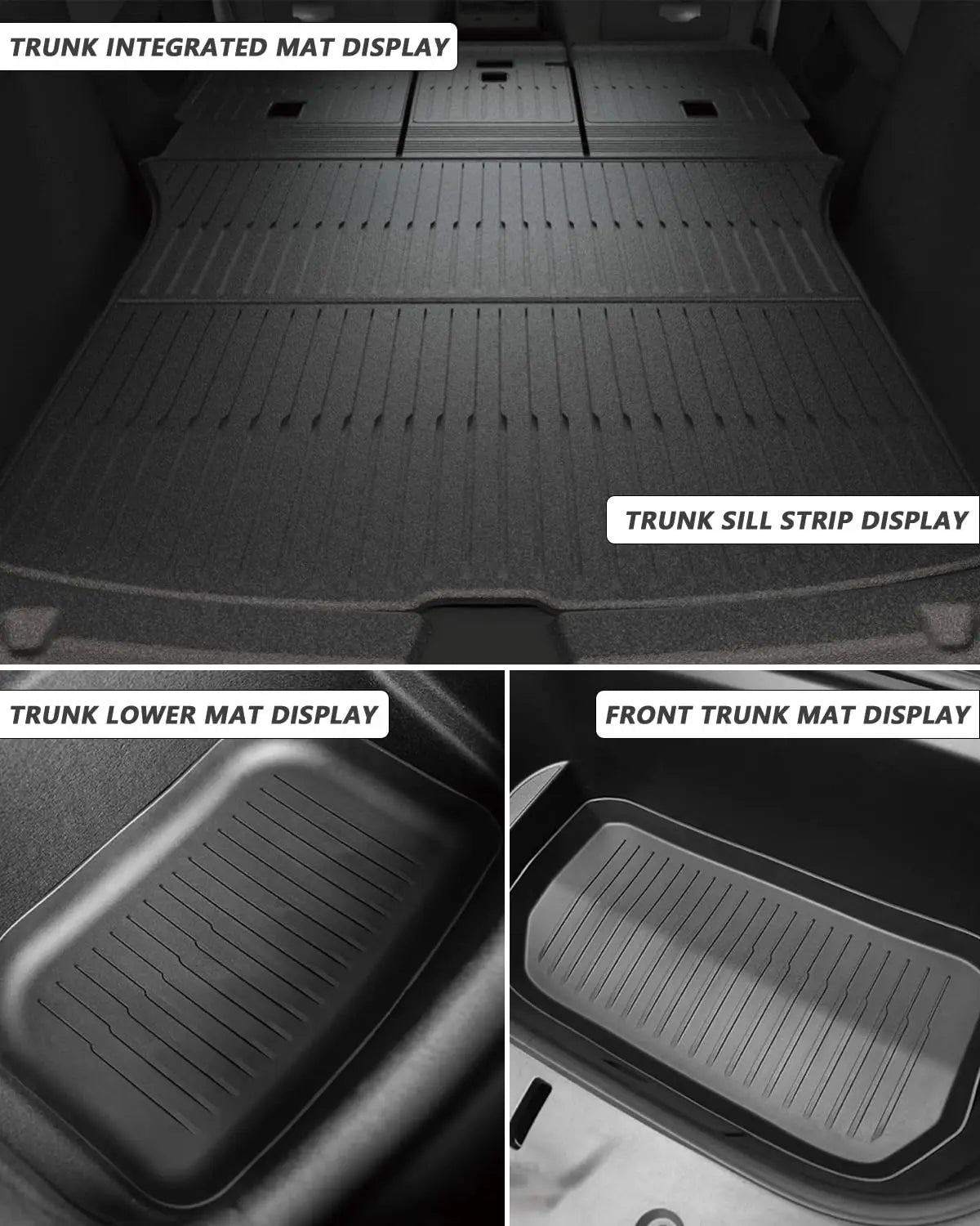 For Tesla New Model Y Juniper 2026 2025 TPE Floor Mats Durable Design Waterproof Luggage Mat  Model y Trunk Mats Accessories