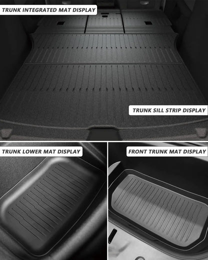 For Tesla New Model Y Juniper 2026 2025 TPE Floor Mats Durable Design Waterproof Luggage Mat  Model y Trunk Mats Accessories