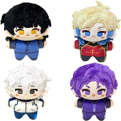 Mini Anime Plush Toys Michel Caesar Mikage Reo Nagi Seishiro Chigiri Hyoma Bachira Meguru Cute Stuffed Starfish Body Doll Gifts