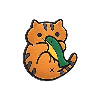 1/100pcs Cat Pin for Shoe Sphinx Orange Cat Black Cat Cute Shoe Charms for Women Girl Kids Sandal Accessories Buckle Decorations