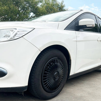 4pcs hub caps suitable for cars with 16-inch iron wheels, made of PP plastic, can be used to decorate the appearance of car whee