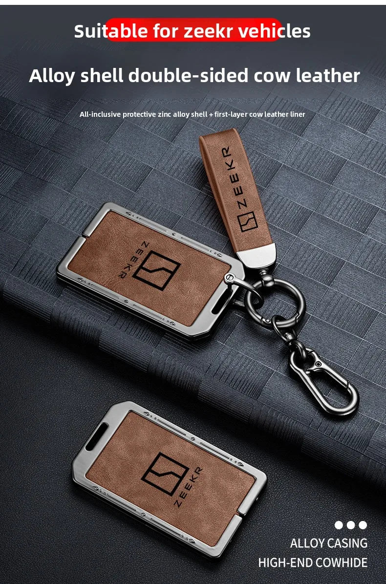 Suitable for ZEEKR Card Keycase 001 9x 7x zeekr 007gt zeekr 009 Automotive NFC Card Pack Protective Shell NFC Card Keychain