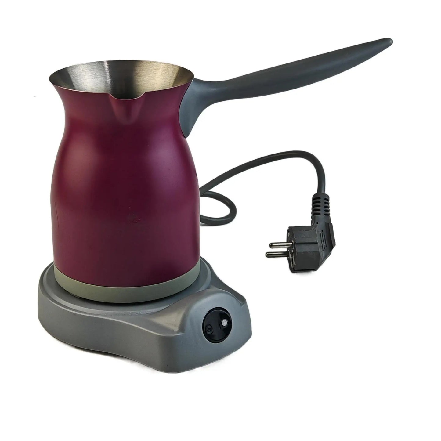 200ml Portable Stainless Steel Turkish Hand-pour Electric Coffee Pot Home Spill-proof Auto Heating Coffee Cup Kitchen Tools 800W