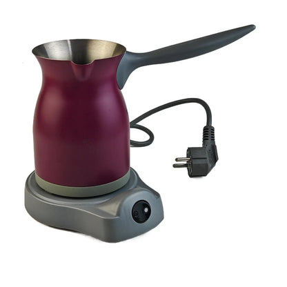 200ml Portable Stainless Steel Turkish Hand-pour Electric Coffee Pot Home Spill-proof Auto Heating Coffee Cup Kitchen Tools 800W