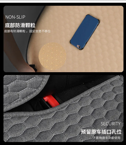 Linen Car Seat Cover Seat Cushion for VOLVO XC60 XC90 XC40 XC70 S60L C30 S80 S90 V50 V60 CAR Accessories Auto Goods