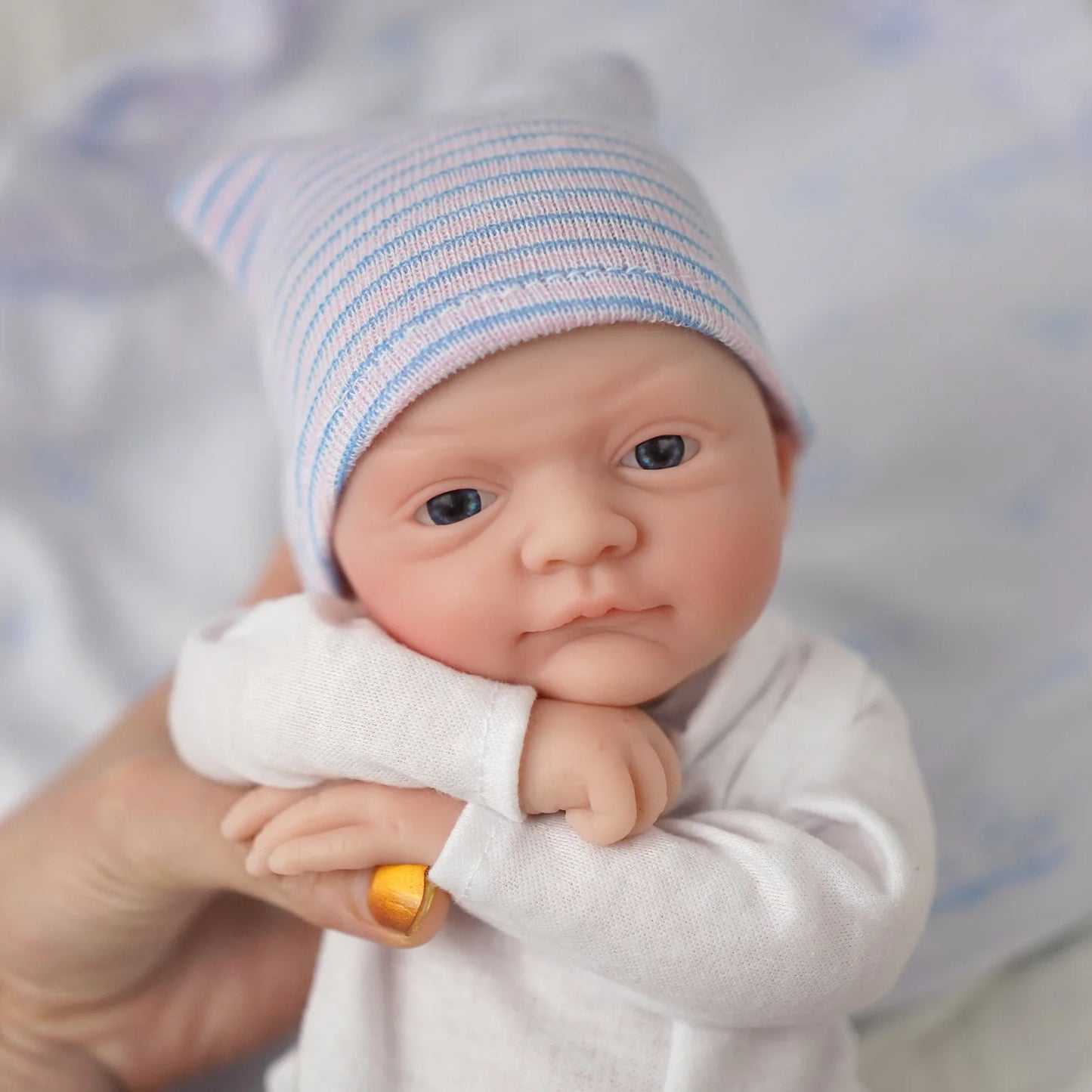 12"  Micro Preemie Full Body Silicone Baby Doll  Girl "Luna"& Boy "Toby" Lifelike Reborn Doll Surprice Children Anti-Stress