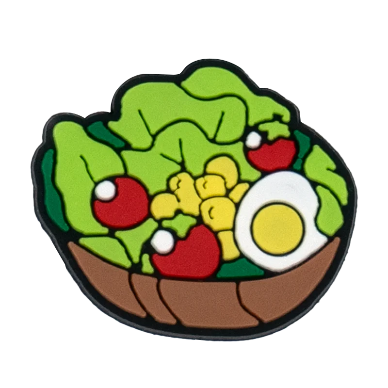 1/25PCS Cute Food & Health Theme PVC Shoe Charms for Clogs, Milk Carton, Ambulance, Tennis Ball DIY Accessories for Kids & Teens
