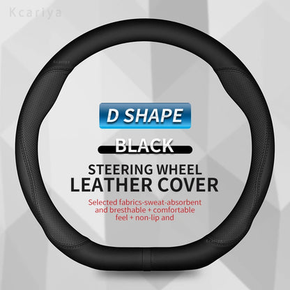 Car steering wheel cover For Mercedes A B C E R V CLASS CLA GLC GLK ML SLK VITO W123 W124 W203 W204 W176 W177 W212 W213 W221 245