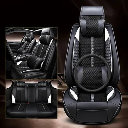 Full set car seat covers + Steering wheel cover for Haval M6 2025-2023 Top quality breathable seat cushion seat case for M6 2024