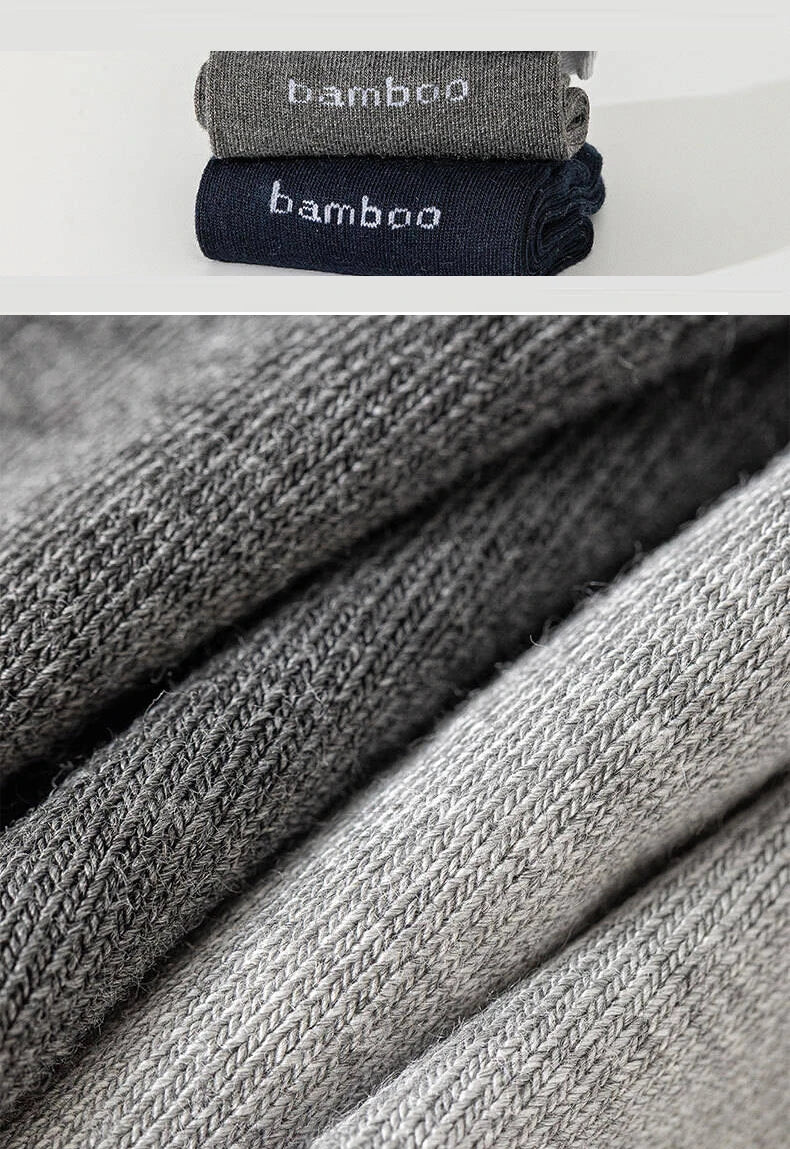 1/5/10 Pairs Men's Bamboo Fiber Ankle Socks High Quality Breathable Anti-Bacterial Casual Short Socks Size 38-45