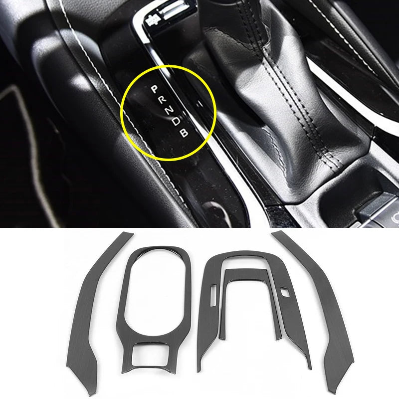 For Toyota Corolla E210 2019 2020 2021 2022 2023 2024 2025 Hybrid Stainless Car Central Console Gear Shift Panel Trim Covers