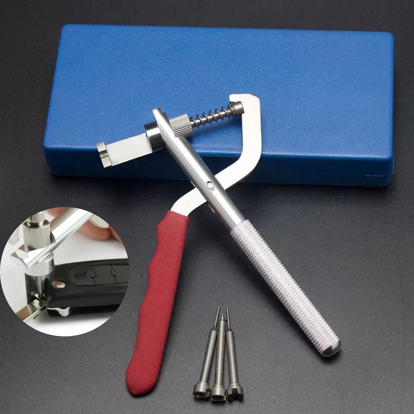 Car Folding Key Disassembly Tools Clamp Tool Durable Blade Pin Repairing Tool Mounting Pin Removal Tool for Disassembly Pliers