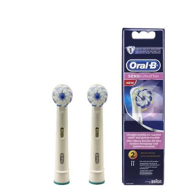 Oral B EB60 Sensi Ultrathin Electric Toothbrush Heads Soft Superfine Bristles Gentle Cleaning Sensitive Gum Protect Gum Bleeding