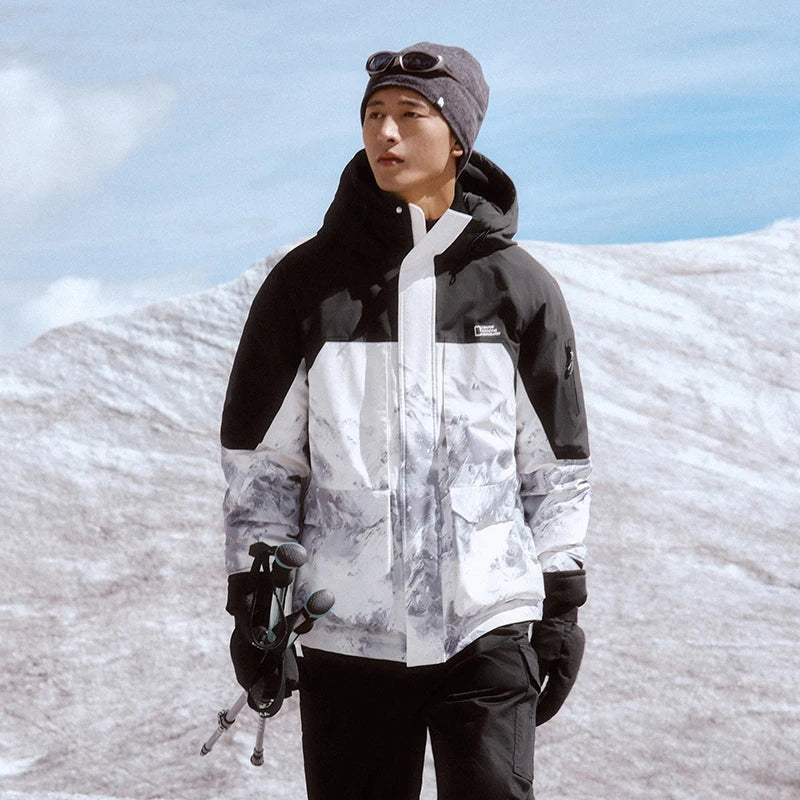 Semir Down Jacket Men 2024 New Winter Couple Windproof, Wear-Resistant and Warm Outdoor Contrasting Colors Outerwear
