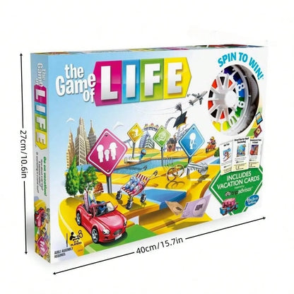 Life Simulation Board Game - Spin Wheel Party Game (2-4 Players) Board Game, Card Game, Ideal for Family Gatherings, Gift
