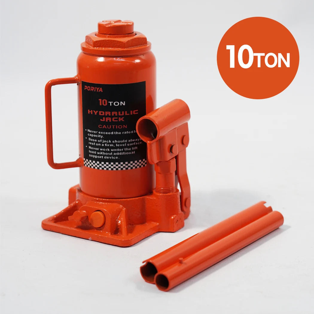 10/12/20 Ton Bottle Jack Hydraulic Lifter Heavy Duty Car Safety Valve 4WD