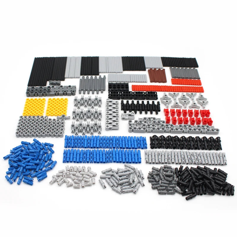 882PCS Blocks High-Tech Technical Parts Pin Beam Axle Connector Panel Gear Car Motorcycle Building Blocks Bricks Compatible Toy