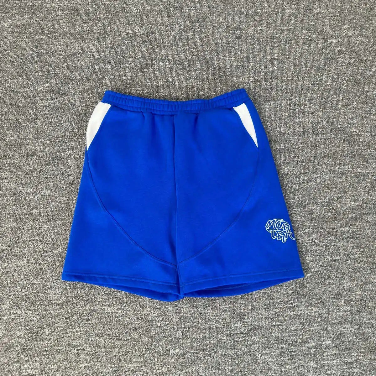 Mertra embroidery letters high street loose hip-hop street shorts men and women padded casual pants five-pocket pants summer