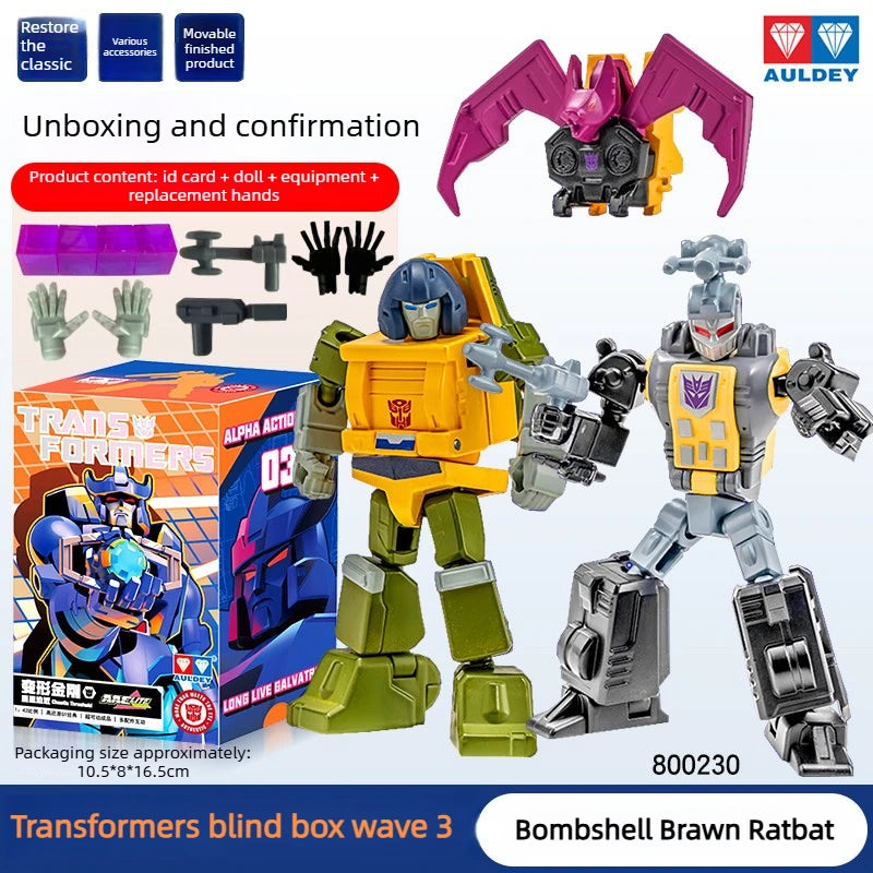 New Shockwave Transformers Toys G1 Classic Characters Collectible Grade Figure Blind Box AULEDY Optimus Prime Fun Anime Gifts