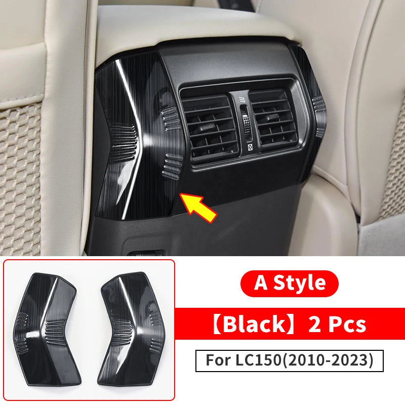 For 2010-2023 Toyota Land Cruiser Prado 150 Armrest Box Air Vent Corner protector Patch LC150 Interior Decoration  Accessories
