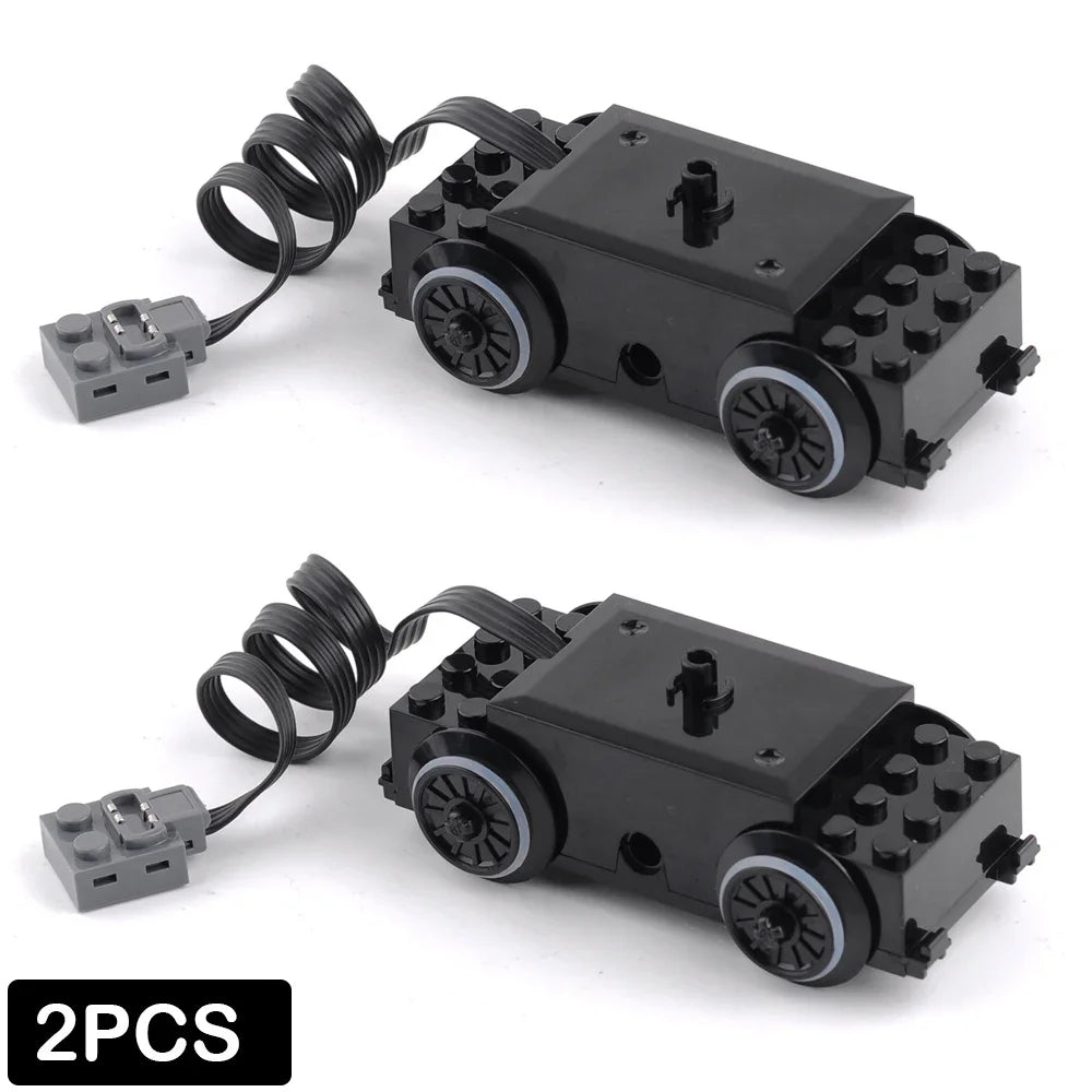 MOC Train Track Motor 88002 Technical Blocks Parts Power Functions Speed Motor Puzzle DIY Toys Modified Bricks Model Accessories