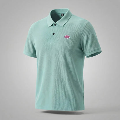 Men's 100% Cotton Polo Shirt -2026 Summer Fashion Casual Short Sleeve, Breathable Lapel Tee，27 Colors, Ideal for Golf and Sports