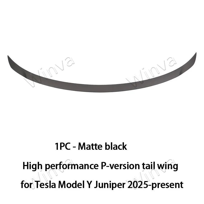 For Tesla Model Y Juniper 2025 2026 Spoiler High Performance Trunk Wings Matte ABS Carbon Pattern Tail Car Modified Accessories
