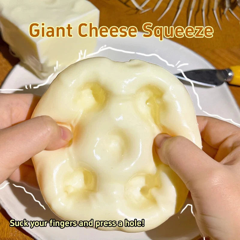 6CM Simulation Cheese Squishy Stress Relief Toy Slow Rising Moldable Venting GiantASMRSensory Anti-Stress Toy Holiday Gift Sloth