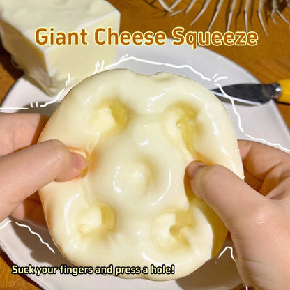6CM Simulation Cheese Squishy Stress Relief Toy Slow Rising Moldable Venting GiantASMRSensory Anti-Stress Toy Holiday Gift Sloth