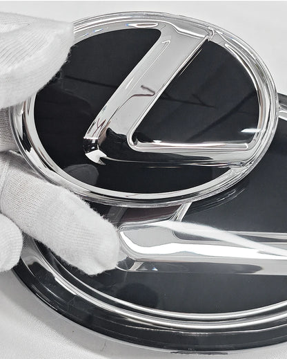 3D Front Grille Emblem Rear Trunk Badge Replacement Sticker for Lexus GS GX IS LS LX NX RX RX270 Ct200h IS250 ES 220D IS300
