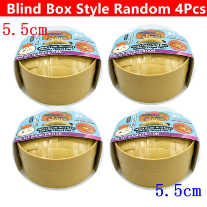 5.5/8.5cm Stress 1-12Pcs Dumpling Squash Toy Dampaline Squishy with Box Dumplings Sensory Squeeze Toy for  Relief Gift Birthday