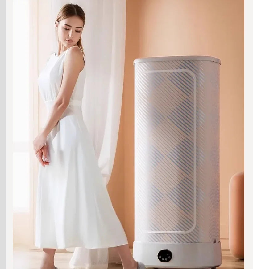 220V YANGZI Portable Foldable Clothes Dryer for Home Dormitory Compact Laundry Drying Machine CBB
