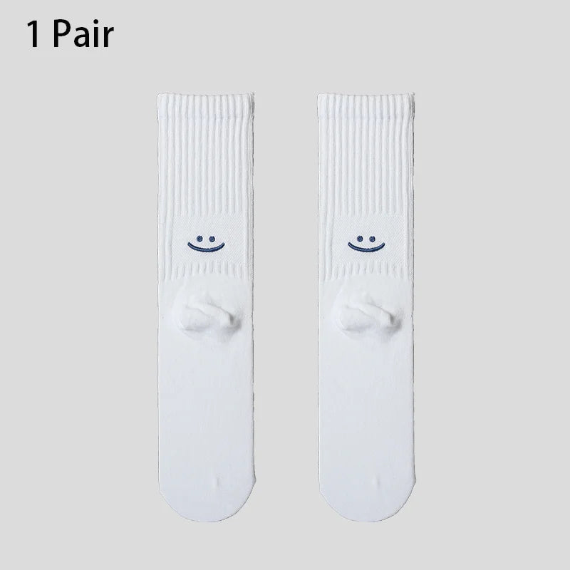 Men's Cotton Work Socks Cushioned Long Running Breathable Ankle Crew Socks Casual Socks for Men Cycling Socks