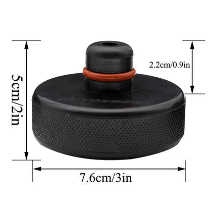 4x For Tesla Model 3 Model S Model X Model Y Car Jack Pad Adapter Rubber Battery & Chassis Protection Black For Lifting Support