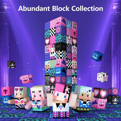 Magnetic Building Blocks Mine World Magnetic Pool Castle Villa Party Construction Brick Cube STEM Boy Girl Children Toy Set Gift
