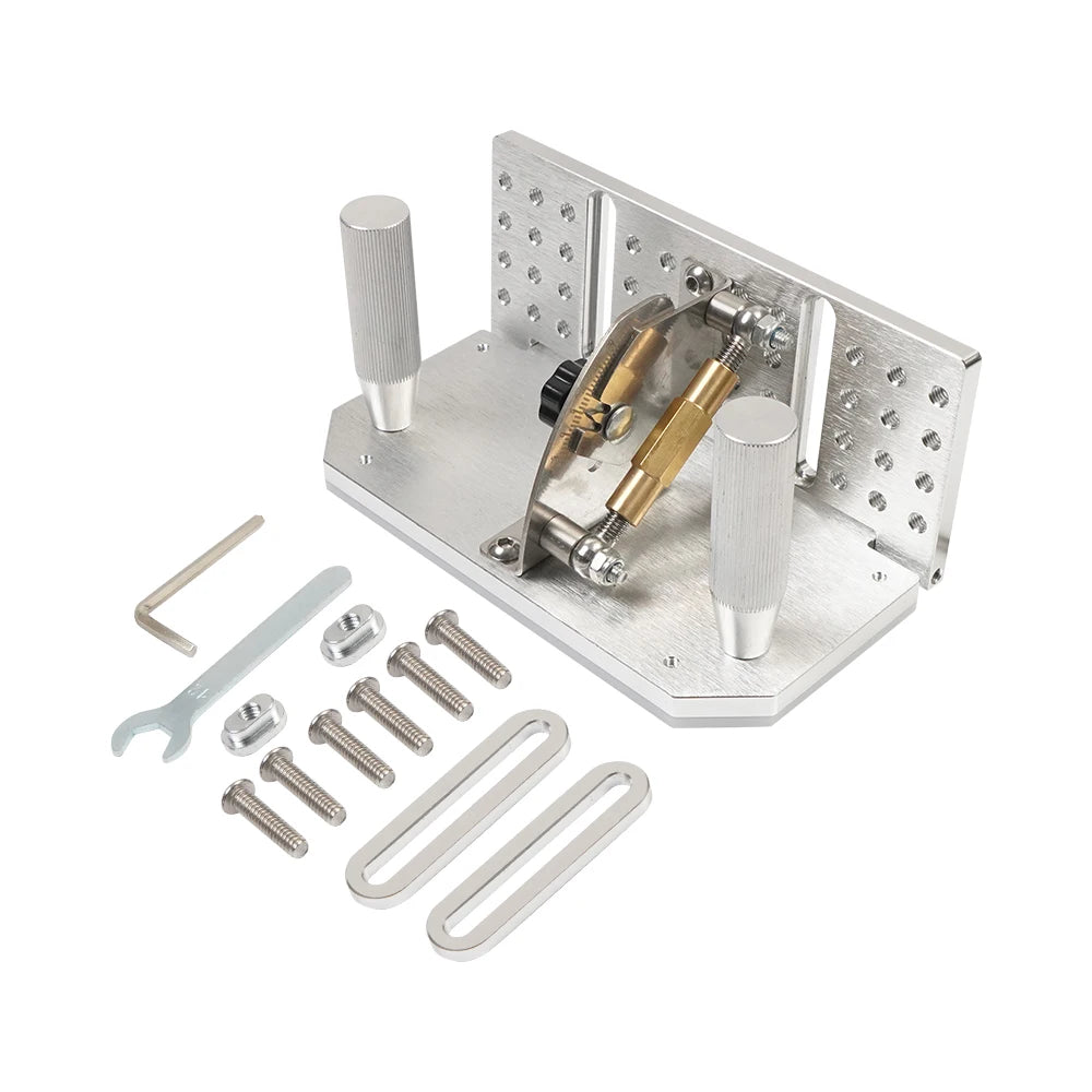 For Belt Sander Machine Knife Making Angle Grind Guide Belt Grinder Knife Jig,Belt Knife Sharpener Jig with Dual Press Plates