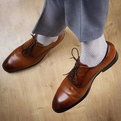 10 Pairs/Lot Men's Socks Bamboo Fiber Business Socks Breathable Deodorant Casual Socks, Large Size EU 38-46, High Quality