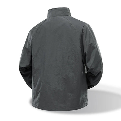 Spring and Autumn new workwear jacket men's elastic waterproof outdoor assault jacket stand collar jacket nylon windbreaker high
