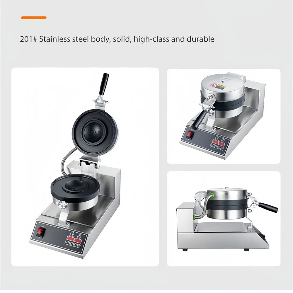 Snack Baking Equipment Commercial Sandwich Panini Hamburger Press Grill Machine Electric Big UFO Burger Maker Machine