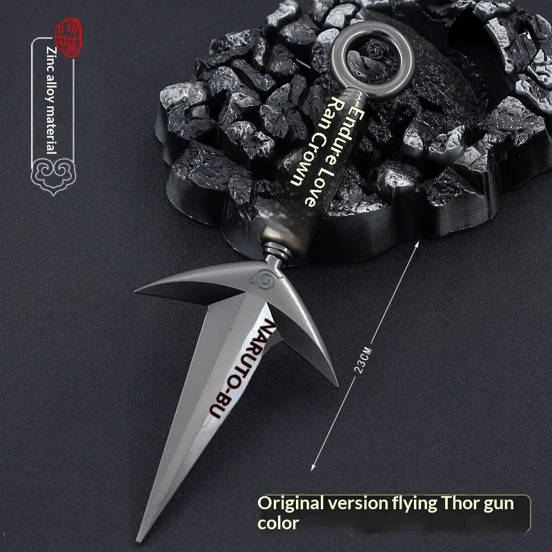 Naruto Metal Shuriken Rotatable Bearing Ninja Star Anime Peripheral Cosplay  Model Collectible Decor For Anime Enthusiasts