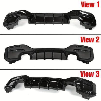 Gloss Black Rear Lip Diffuser Spoiler Body Kit For BMW 1 Series M Sport F20 F21 M135i M140i 2015-2019 Exterior Styling
