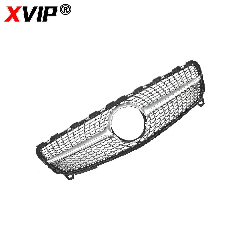 XVIP Diamonds Style Grille For Benz A-Class W176 2016-2018 A180 A200 A250 A45 AMG Front Racing Grille GTR Style Bumper Grille