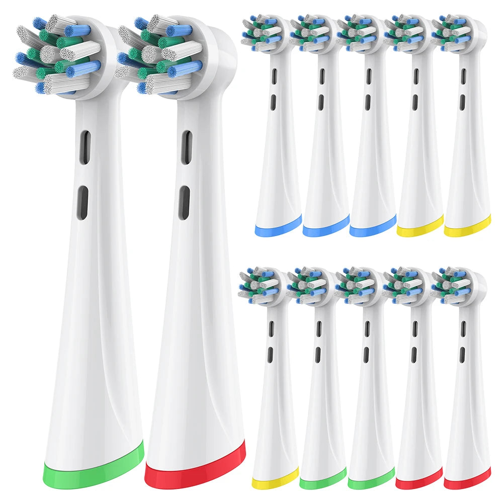 Cross Clean Brush Heads Compatible with Oral B iO 2 3 4 5 6 7 7G 8 9 10 Electric Toothbrush,  Cross Replacement Toothbrush Head