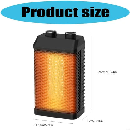 Quick Heating Electric Device Heating Fan Office Bedroom Desktop Floor Circulation Heating Low Noise Heating